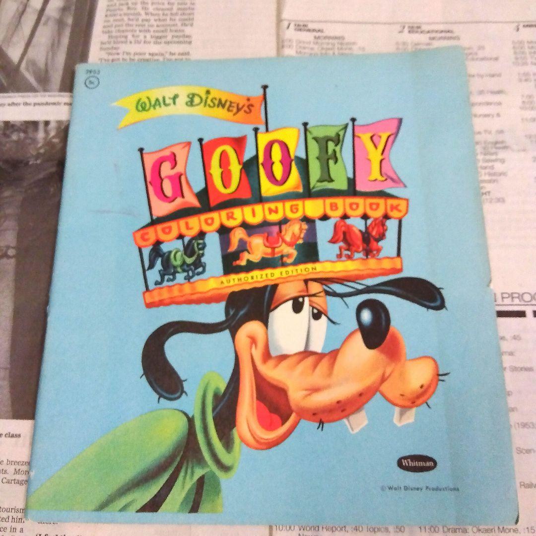 WALT DISNEY’S GOOFYcoloring bookアメリカの古書