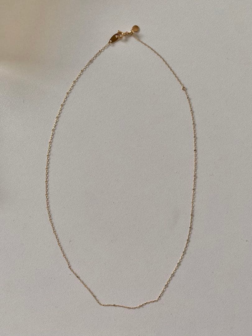 ete k10 ペタルチェーンネックレス