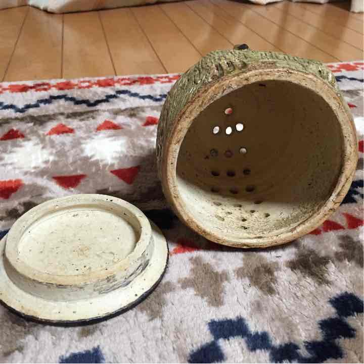 フクロウのキャンドル置物