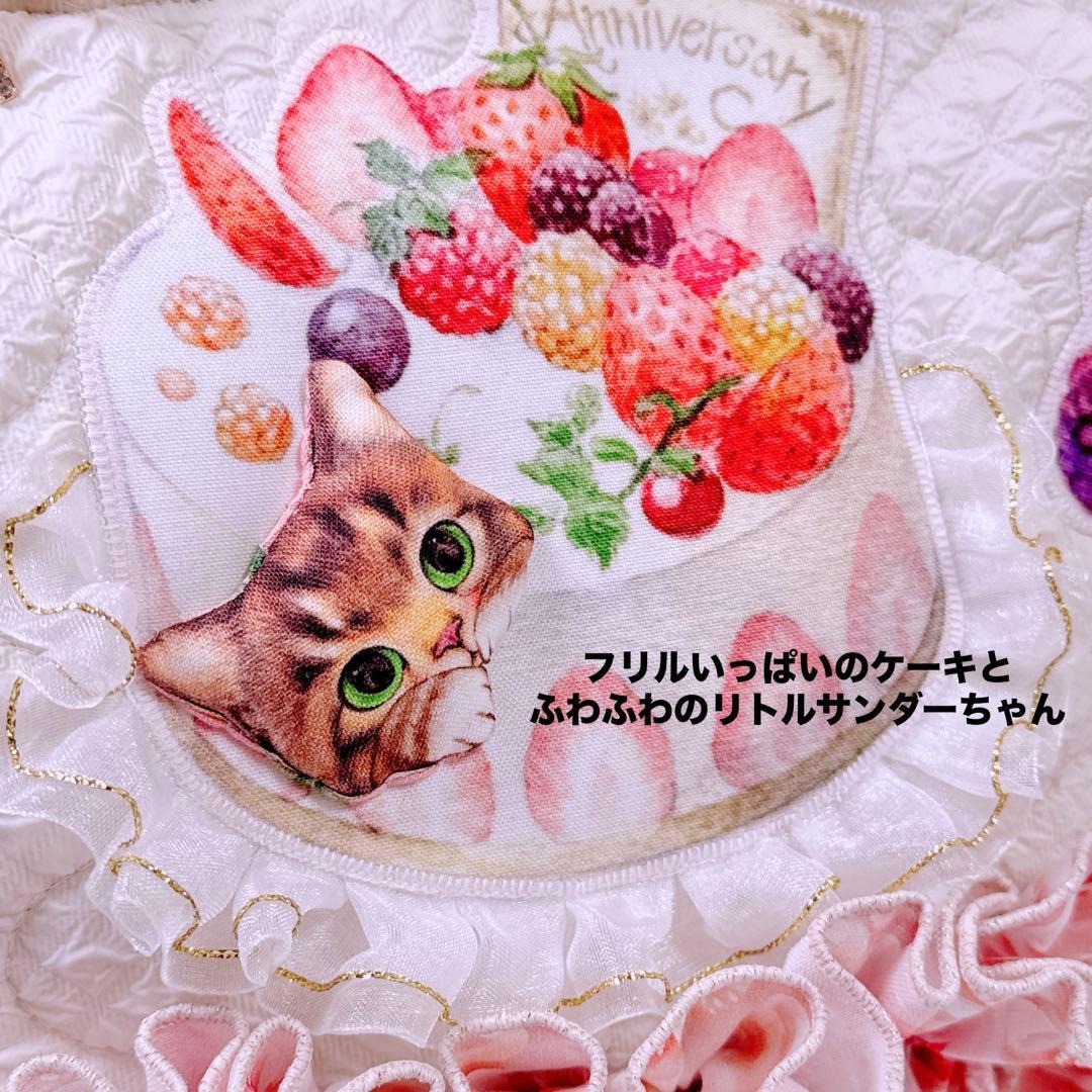 フ*ー様 コヤンイサムチョン♡リトルサンダーちゃんの薔薇と蝶々のフリルトートバッ