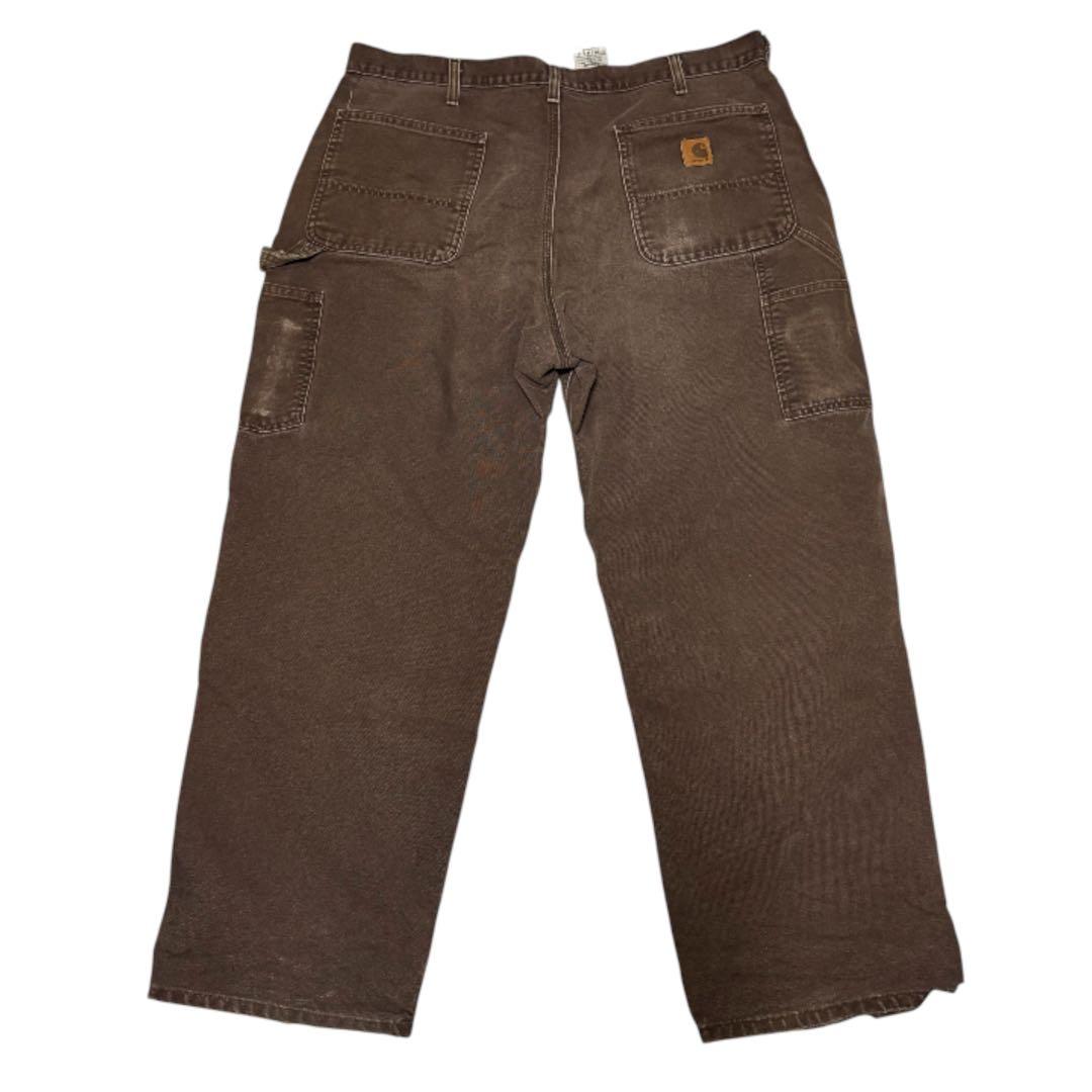 Carhartt ブラウン ワークパンツ 38×30