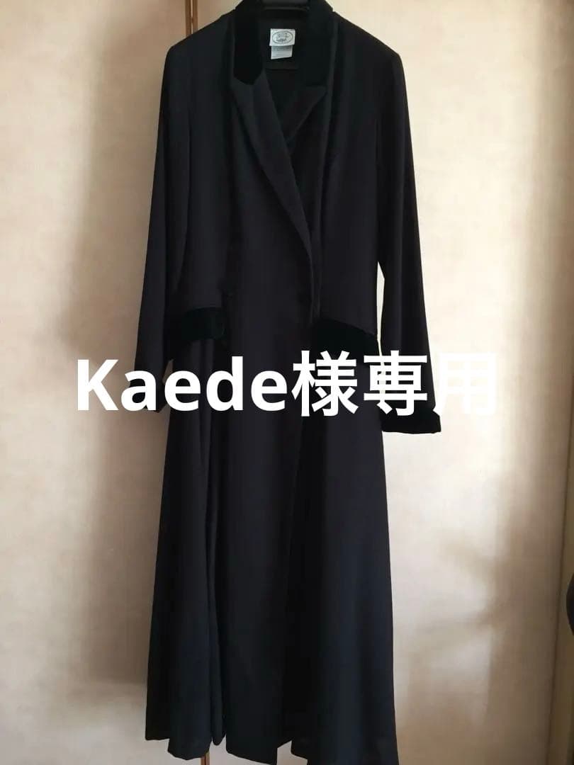 kaede 【英国で購入/未使用品】★ローラアシュレイ 黒ロングワンピース