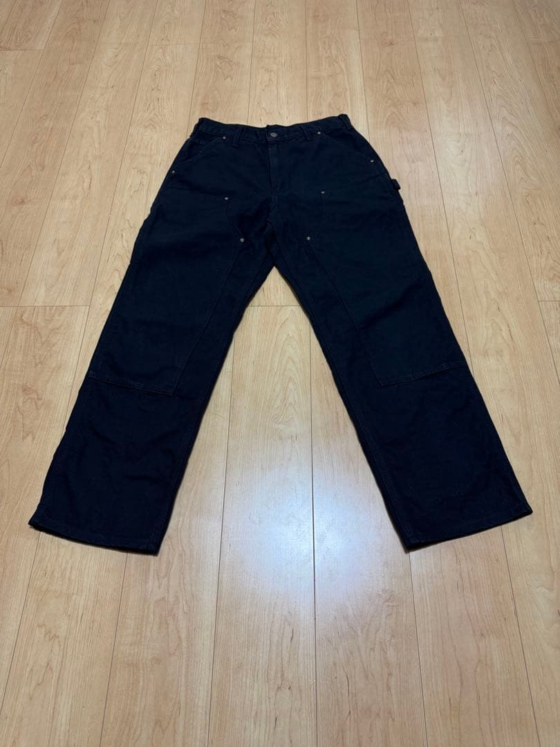 Carhartt 黒 ワークパンツ