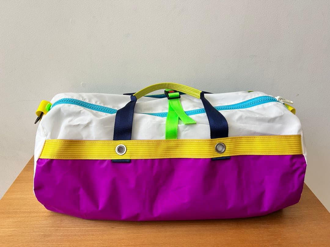 JIB ドラムバック　ボストンバック　ブルー　白　パープル