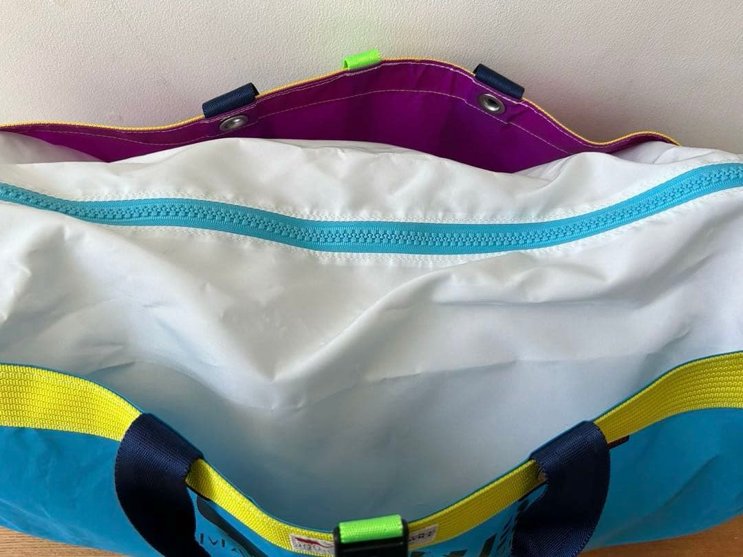 JIB ドラムバック　ボストンバック　ブルー　白　パープル