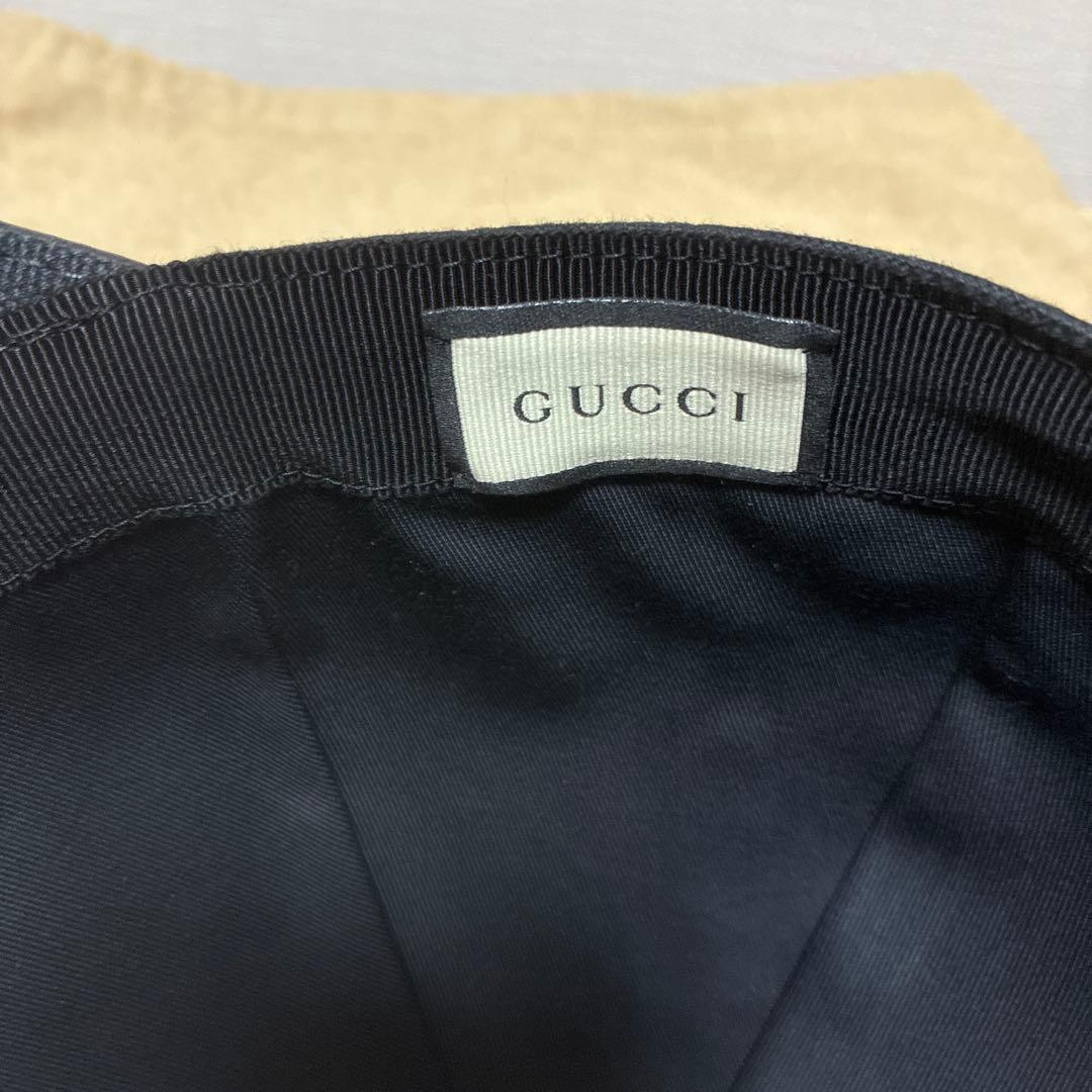 1234【美品・数回着用程度】GUCCI グッチ ベースボールキャップ L