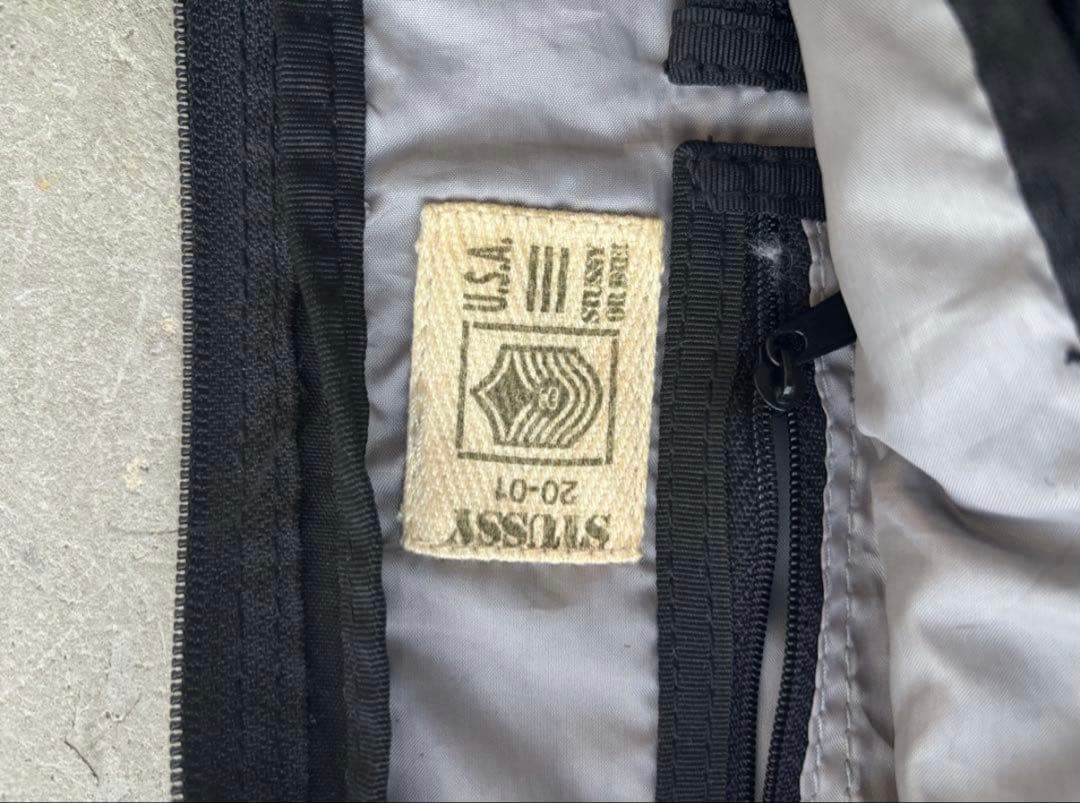 OLD STUSSY ブラック ショルダーバッグ