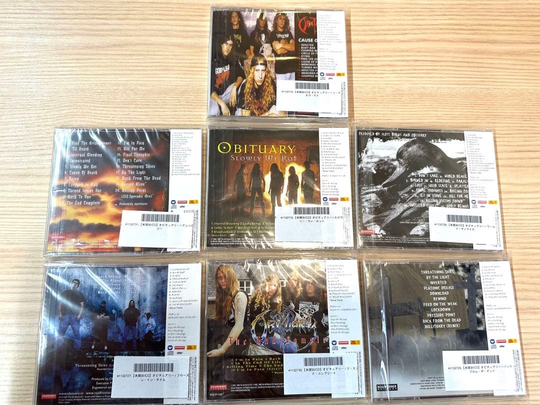 新品　未開封　オビチュアリー OBITUARY 7枚