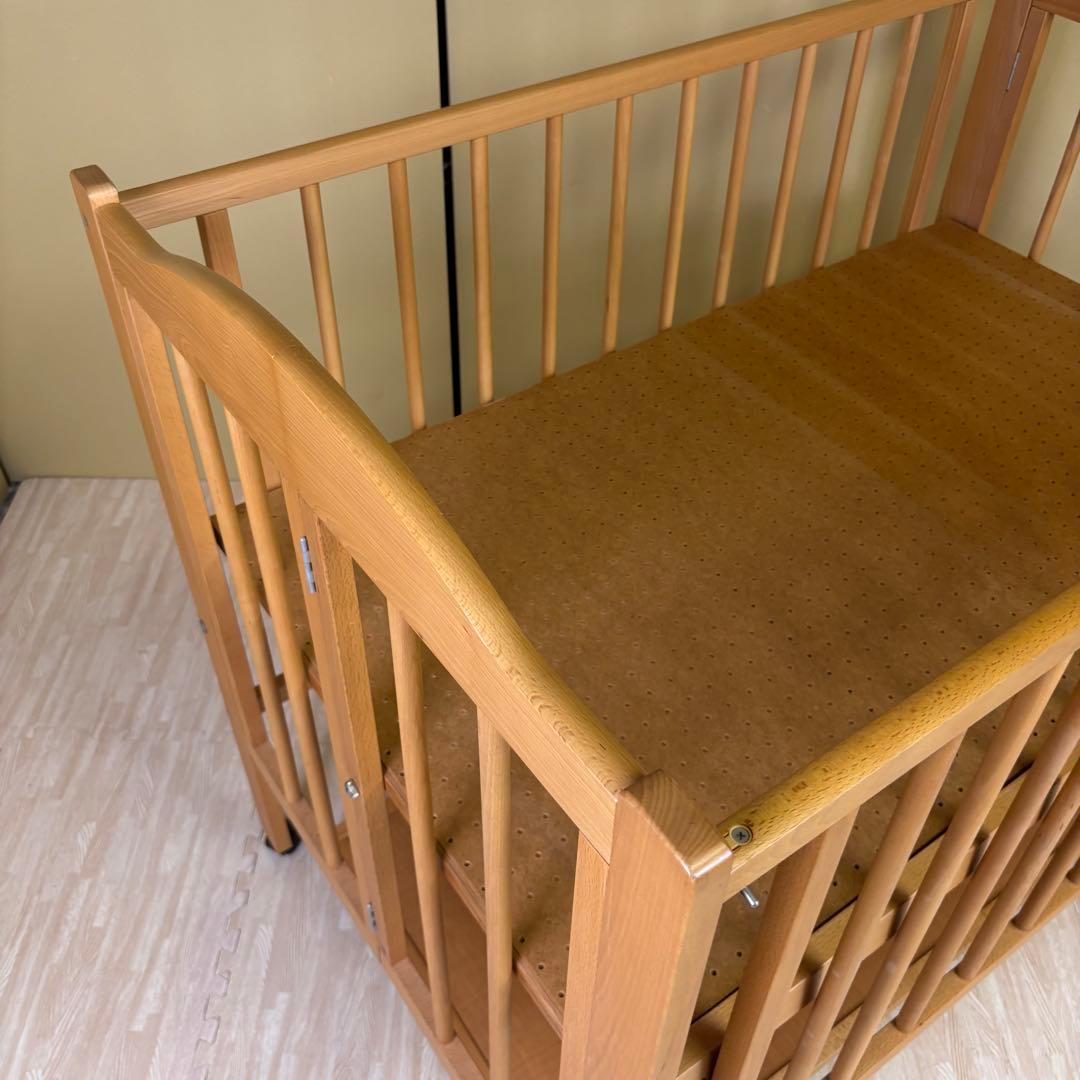 除菌清掃済　安心安全の日本製　スリーピー　ワンタッチハイベッド　ナチュラル