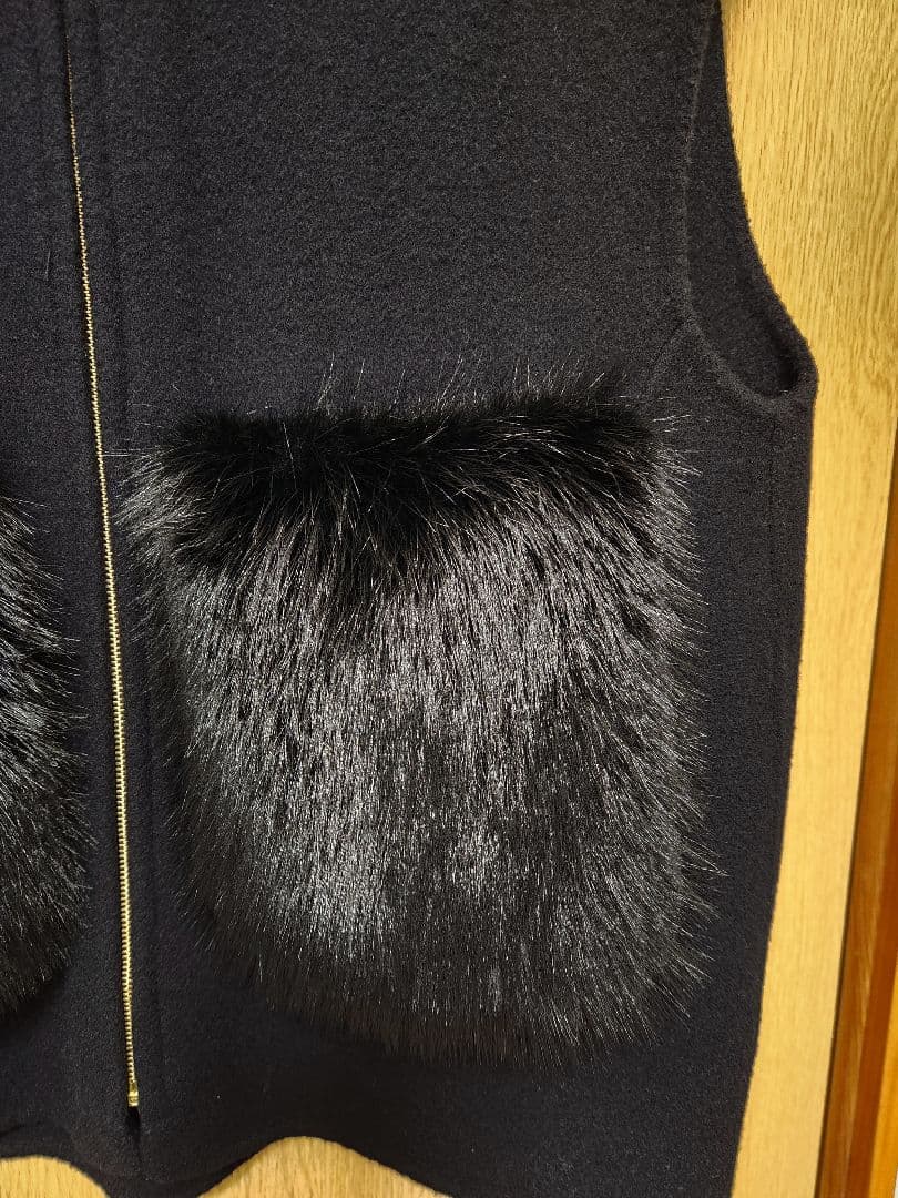 Arpege story ファー付リバージレ ベスト