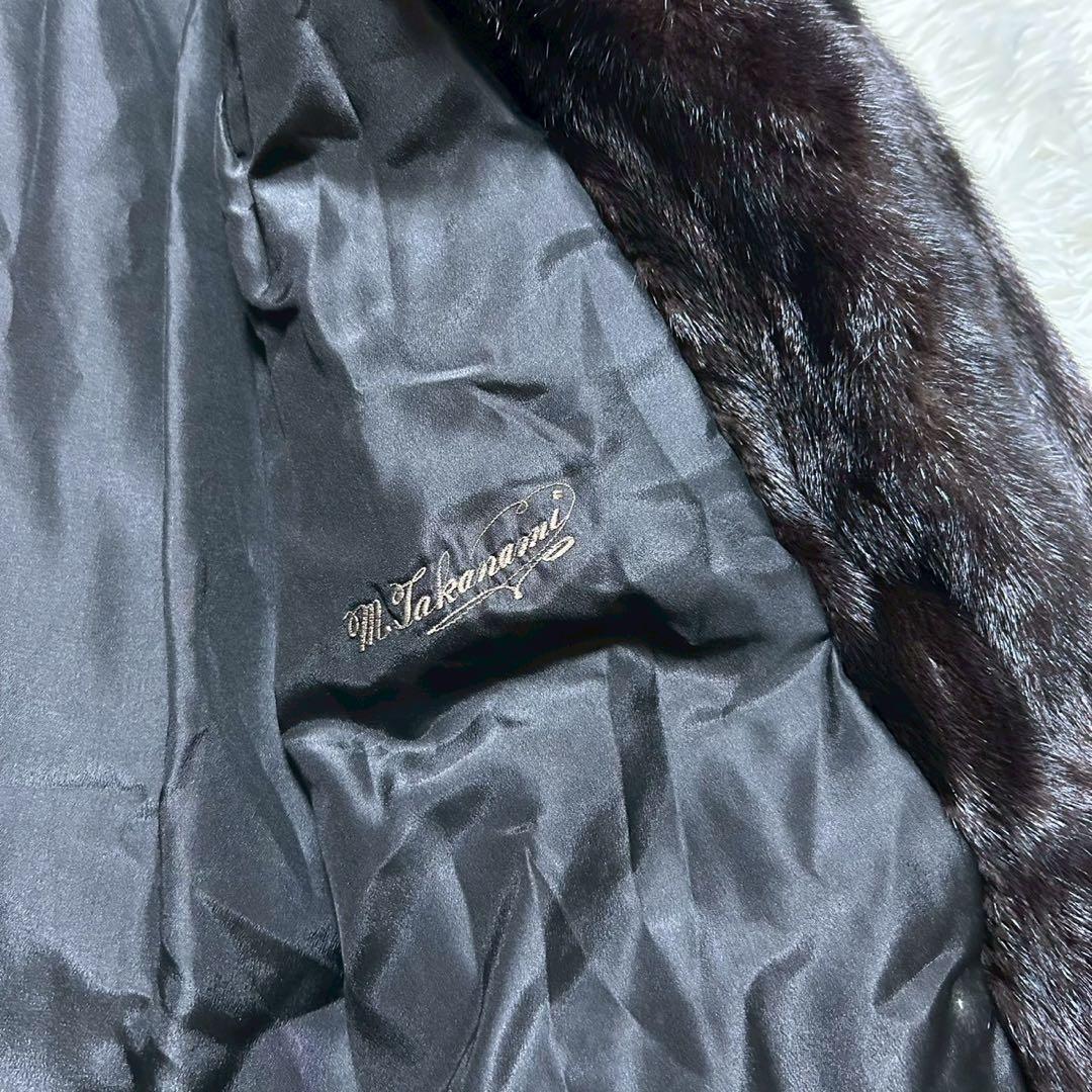 BLACKGLAMA ミンク毛皮コート BASILE ヴィンテージ 高級 ミドル