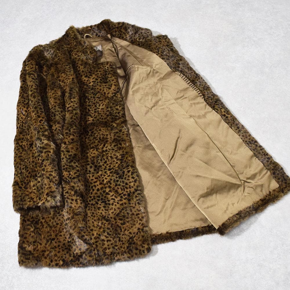 エンバ EMBA シェアード ウィーゼル ファー 毛皮コート ヒョウ柄 ミンク