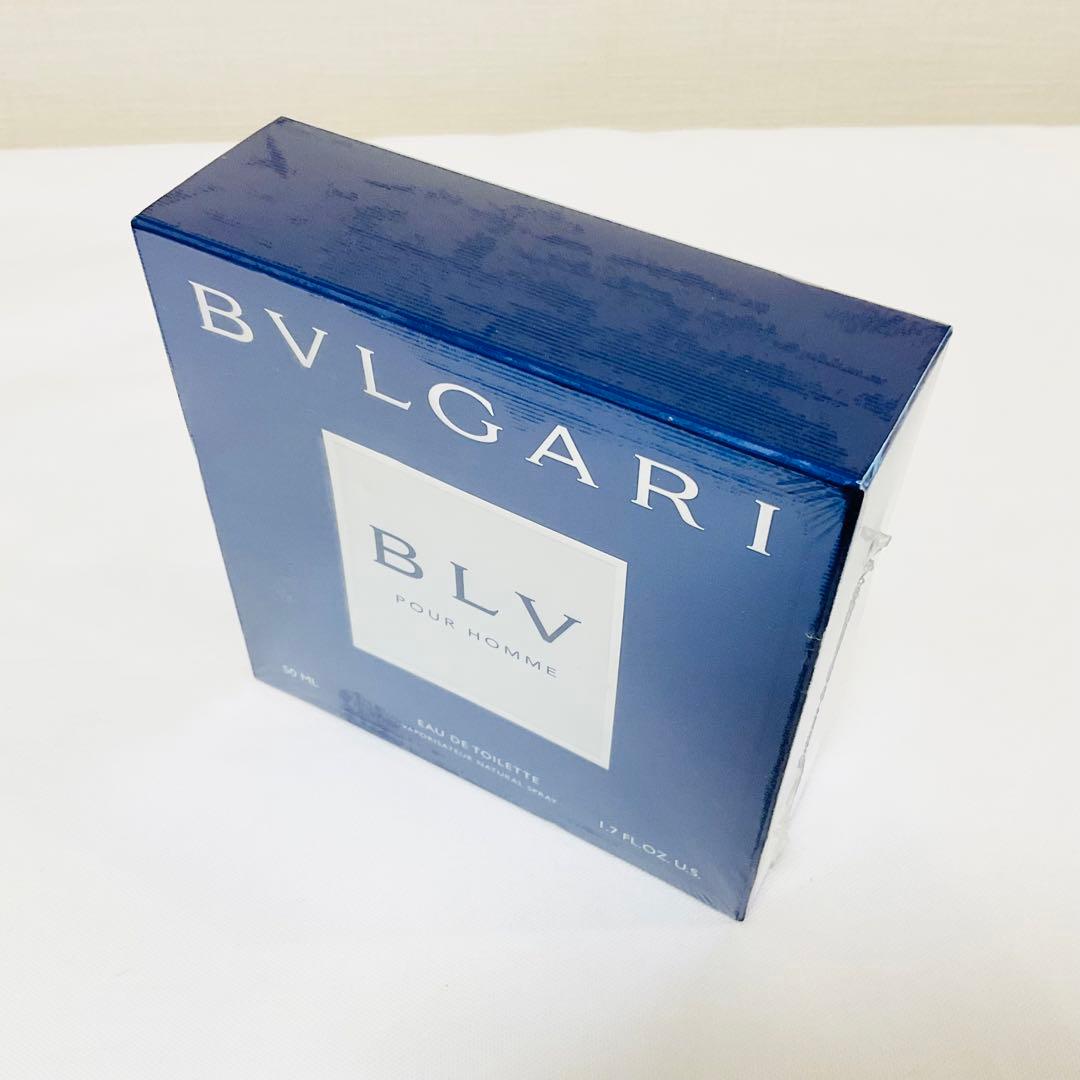 新品未開封　ブルガリ　ブルー　プールオム　オードトワレ　香水　50ml