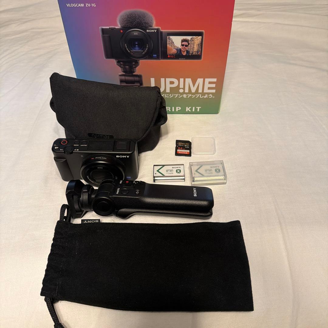 SONY VLOGCAM ZV-1 グリップキット付き