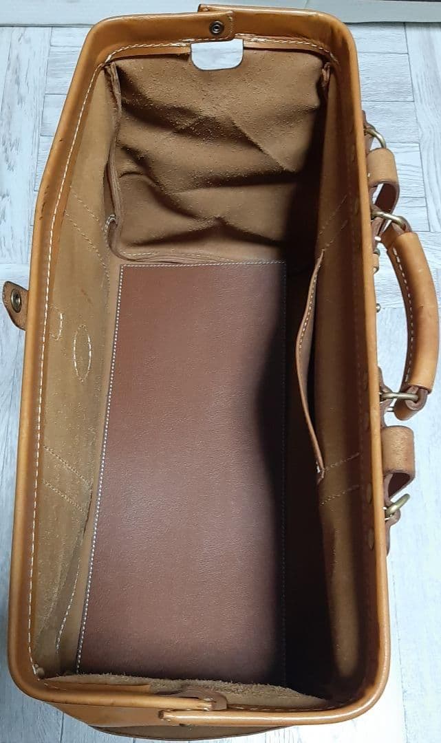 【28日まで】HERZ ヘルツ V-103 L 口枠ボストンバッグ 2way