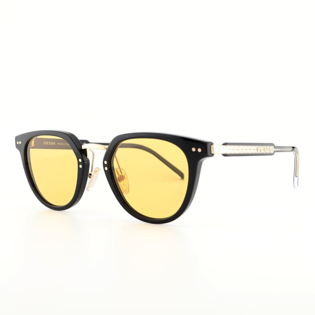 大注目《定価61,820円》PRADA／プラダ　ブラック×ゴールド　サングラス