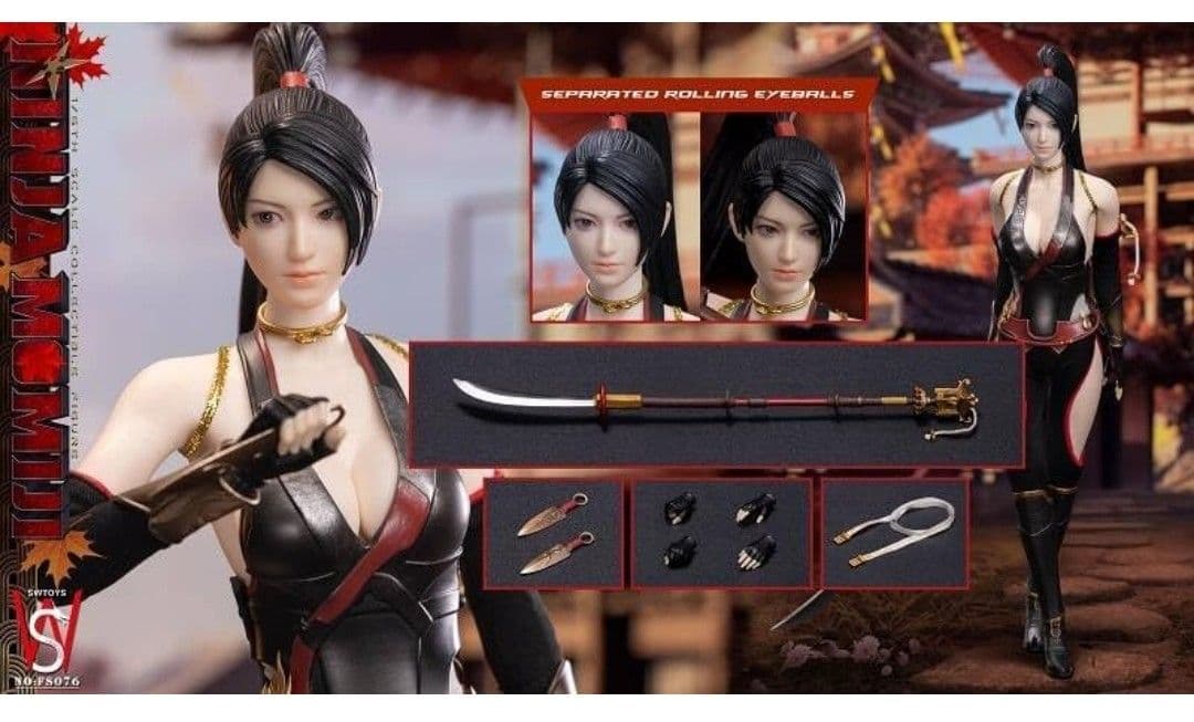 新品未使用　1/6　女性アクションフィギュア　Ninjamomiji　シームレス