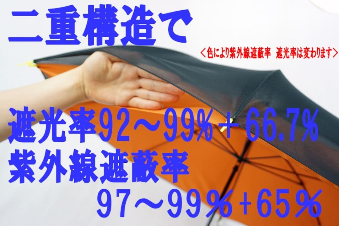 新品未使用 丸安洋傘 サイレントアンブレラ オレンジ