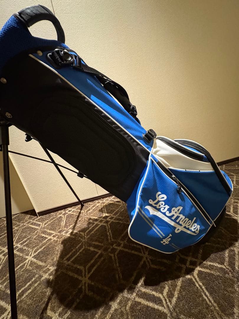LA Dodgers ゴルフバッグ スタンド付き