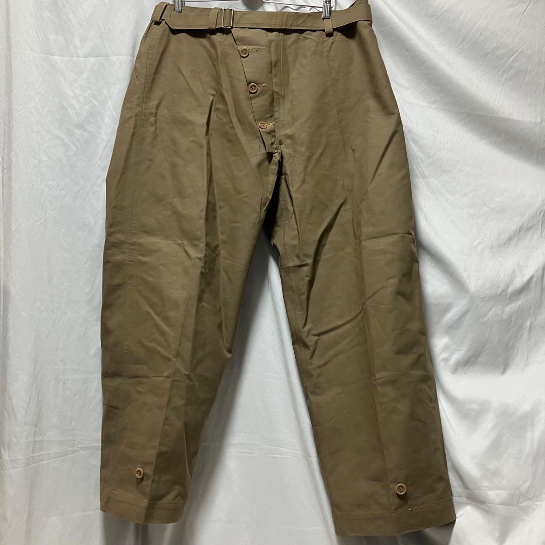 イタリア軍 50's モーターサイクルパンツ　dead stock 実物　官給品