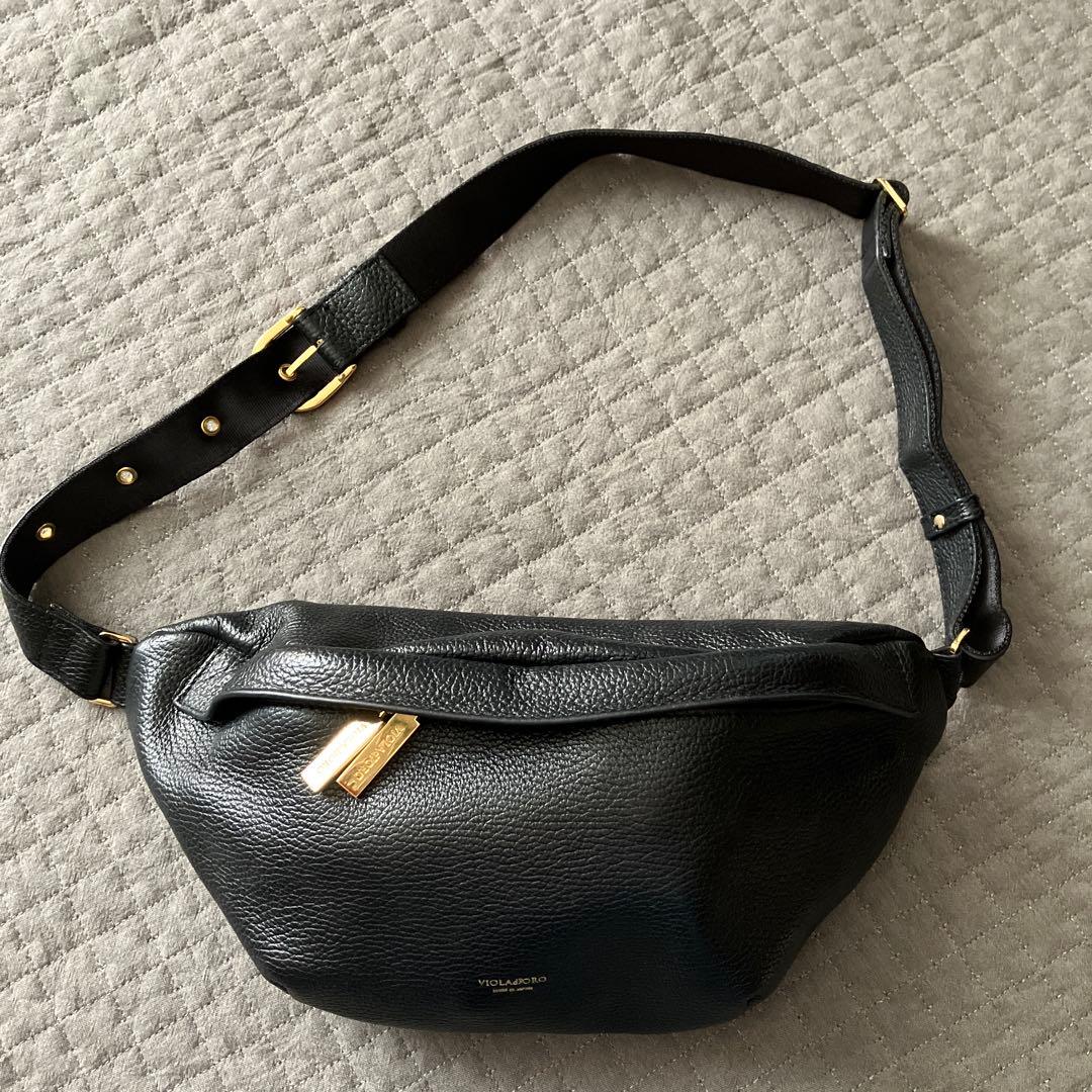 値下げ❣️VIOLADORO ブラック ボディバッグ