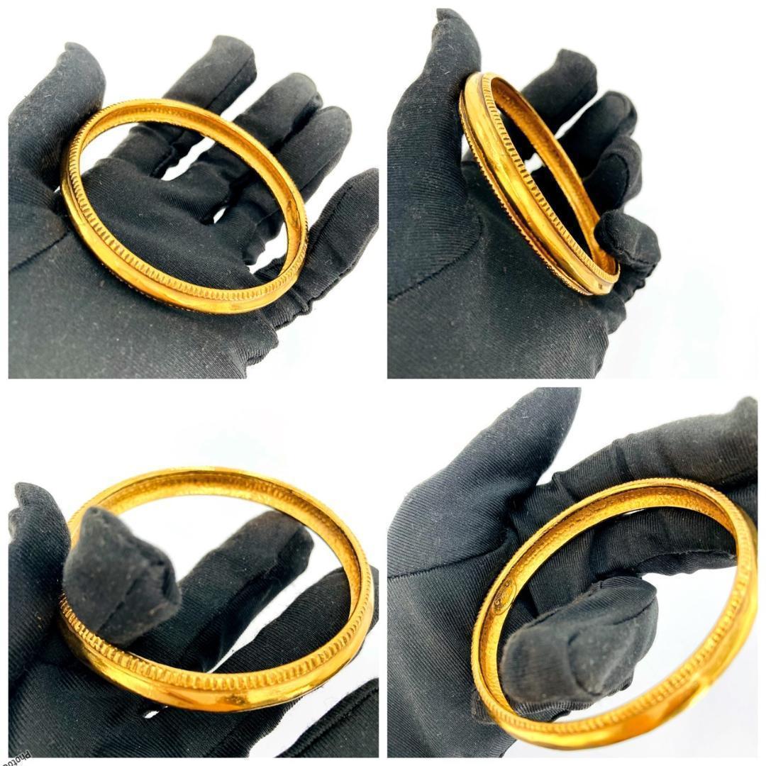 CHANEL シャネル　ブレスレット　ゴールド　刻印あり　④