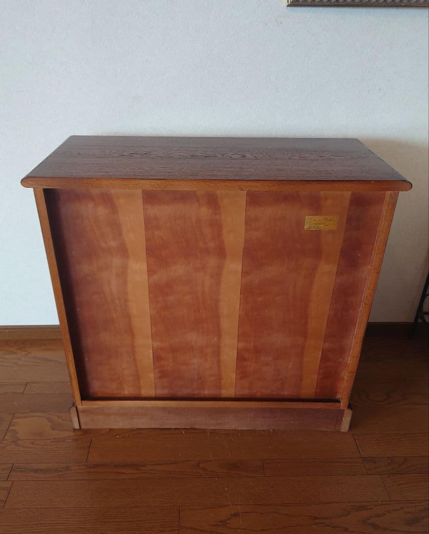 アンティーク調 チェスト4段 EZO製 エゾ クラッシック ブラウン