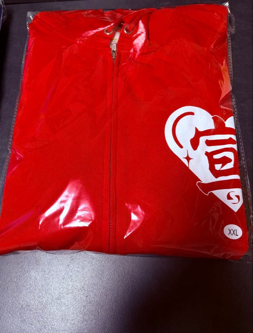 超ときめき宣伝部 定番パーカー XXL 赤色 坂井仁香 とき宣