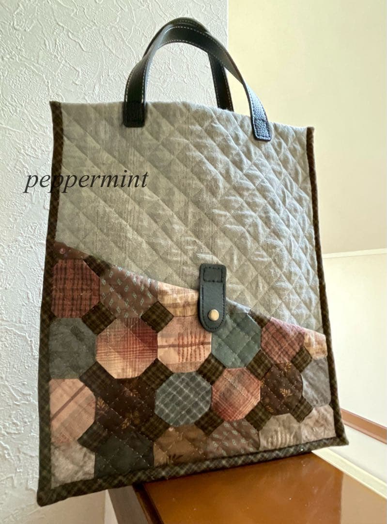 パッチワークトートバッグ&ポーチ