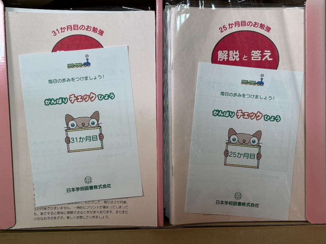 家庭保育園　通信プリント　ABCコース　３６か月　未記入品　検）キララ