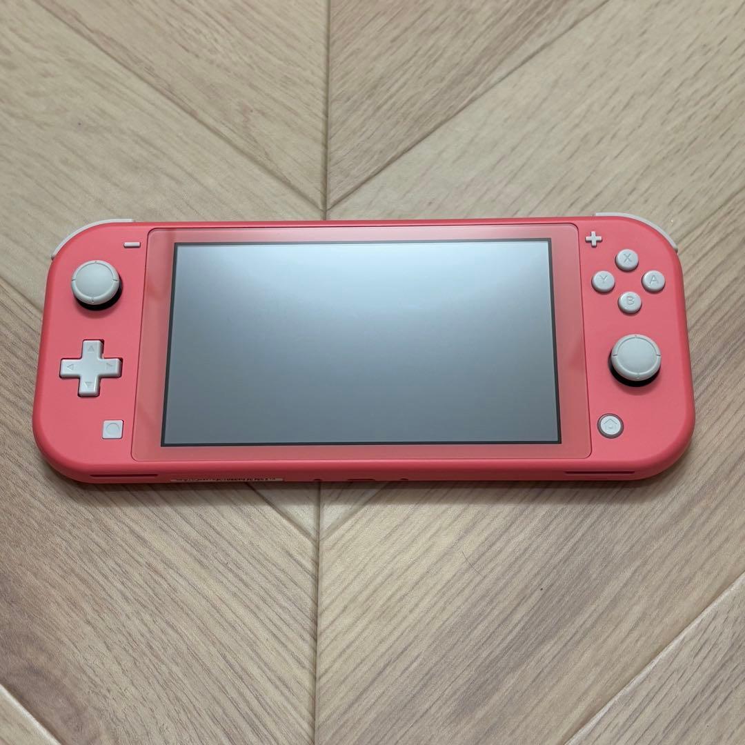 Nintendo Switch Lite ピンク コーラル 本体 充電器付き