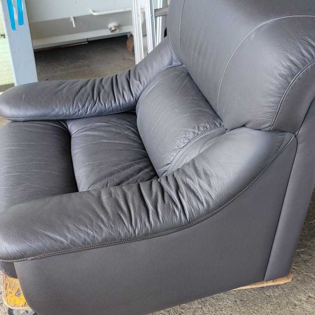 本革仕様 一人掛けソファ ダイニングチェア