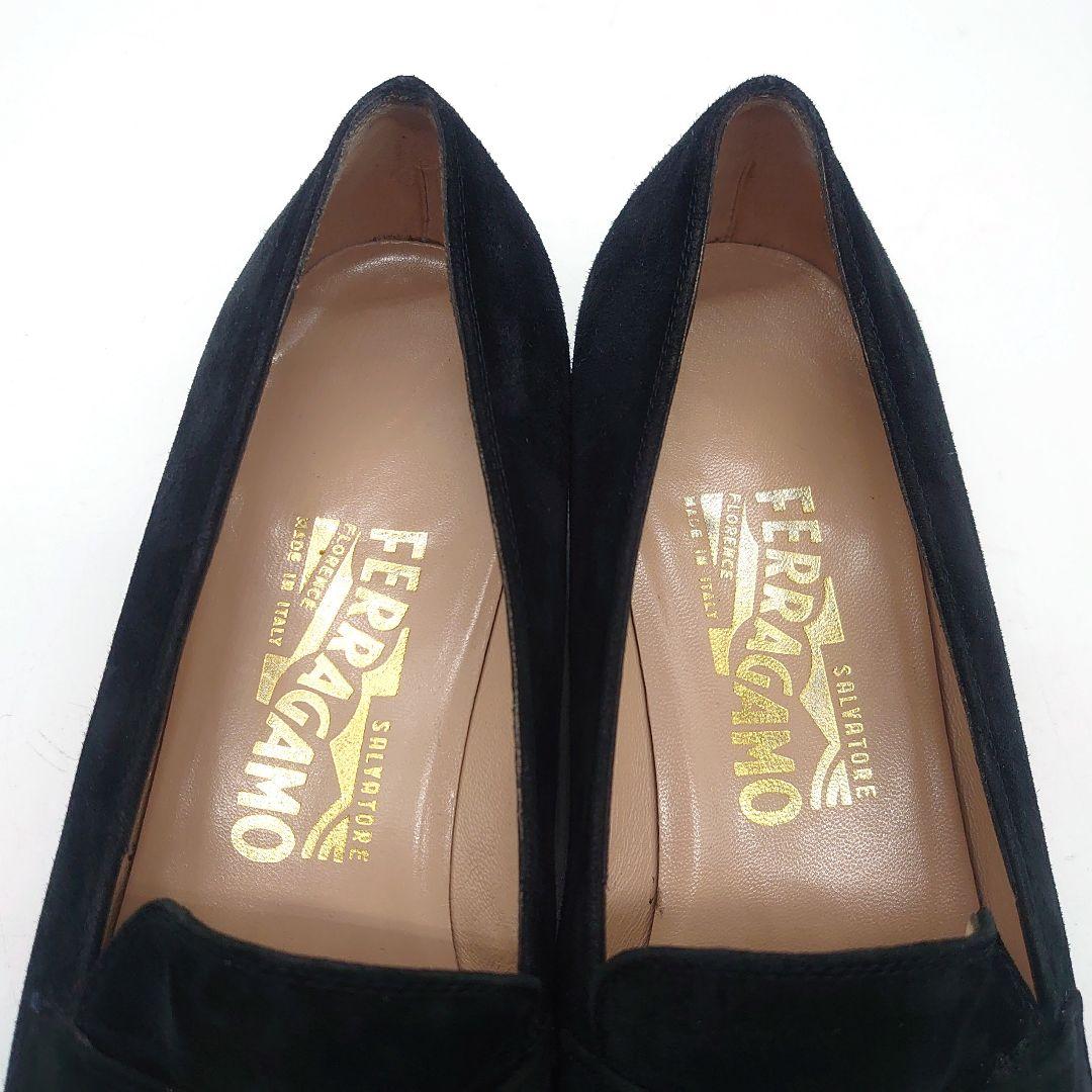 Salvatore Ferragamo スエード ガンチーニ ビットローファー