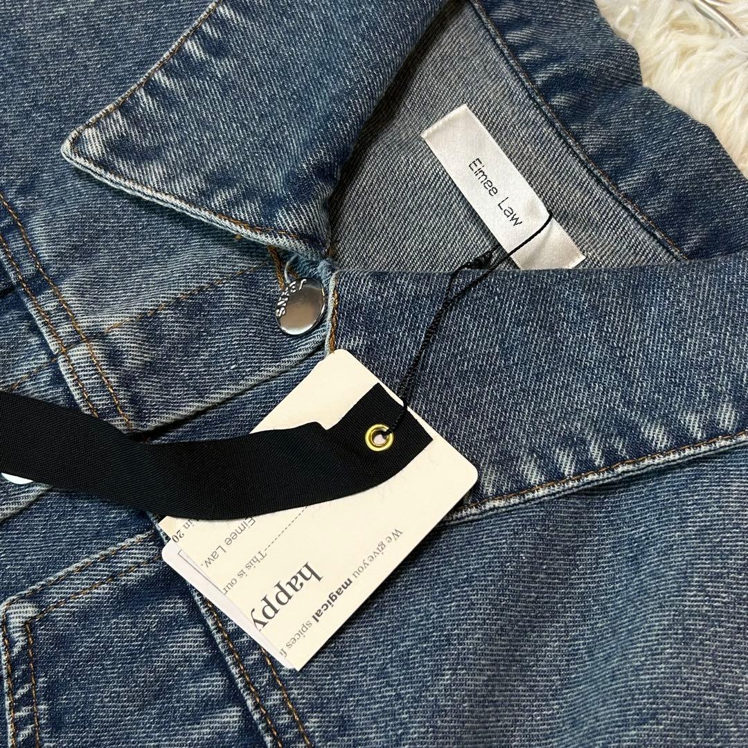 【新品タグ付】Eimee Law デニム異素材ドッキングワンピースコート