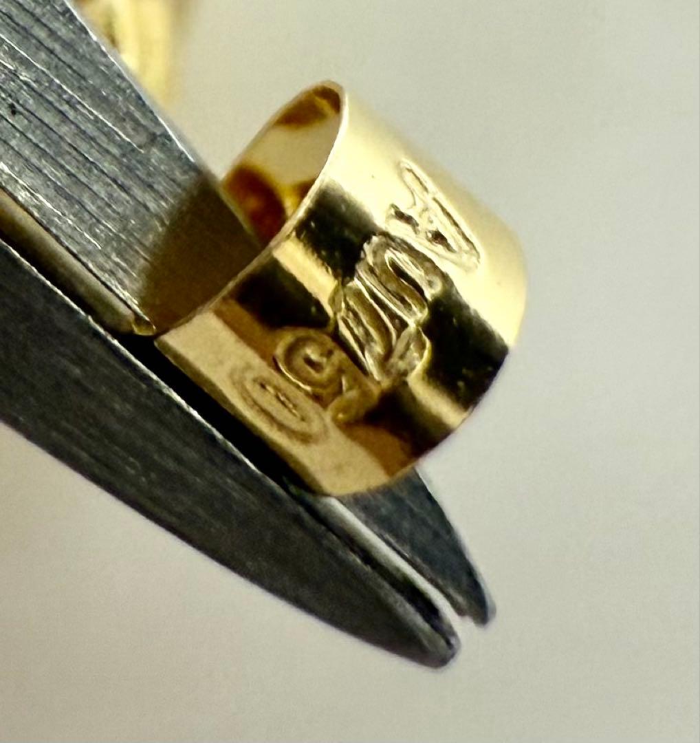 A6830 18k 南洋真珠　金珠　ネックレス　トップ　天然真珠パール　本真珠