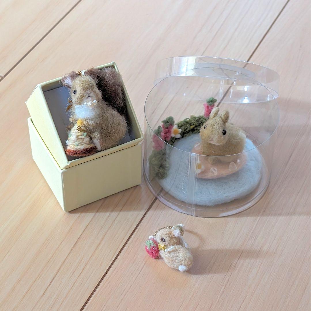 mofu mofu usagi 羊毛マスコット セット