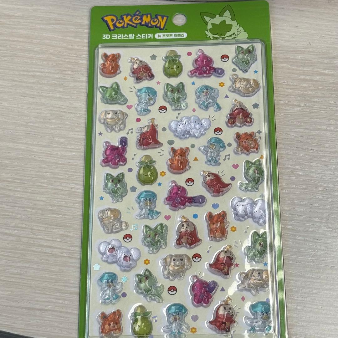 韓国限定 ポケモン ボンドロ ボンボンドロップシール ピカチュウ セット