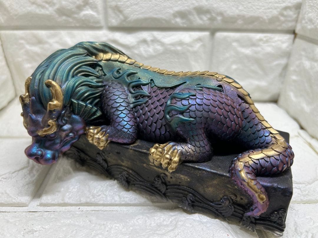 【水わらび】⭐️最強財運〜龍神様⭐️イケメン紫龍　ずっしり801g