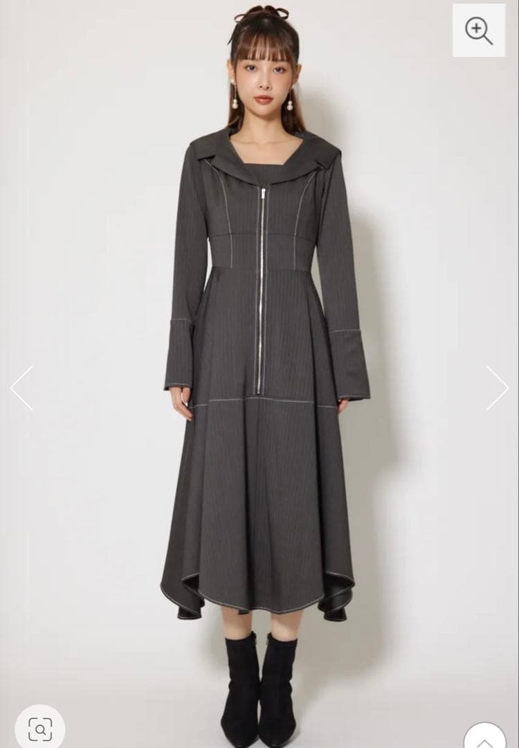 【最終値下げ】 rienda リエンダセーラーディティールフレアワンピース