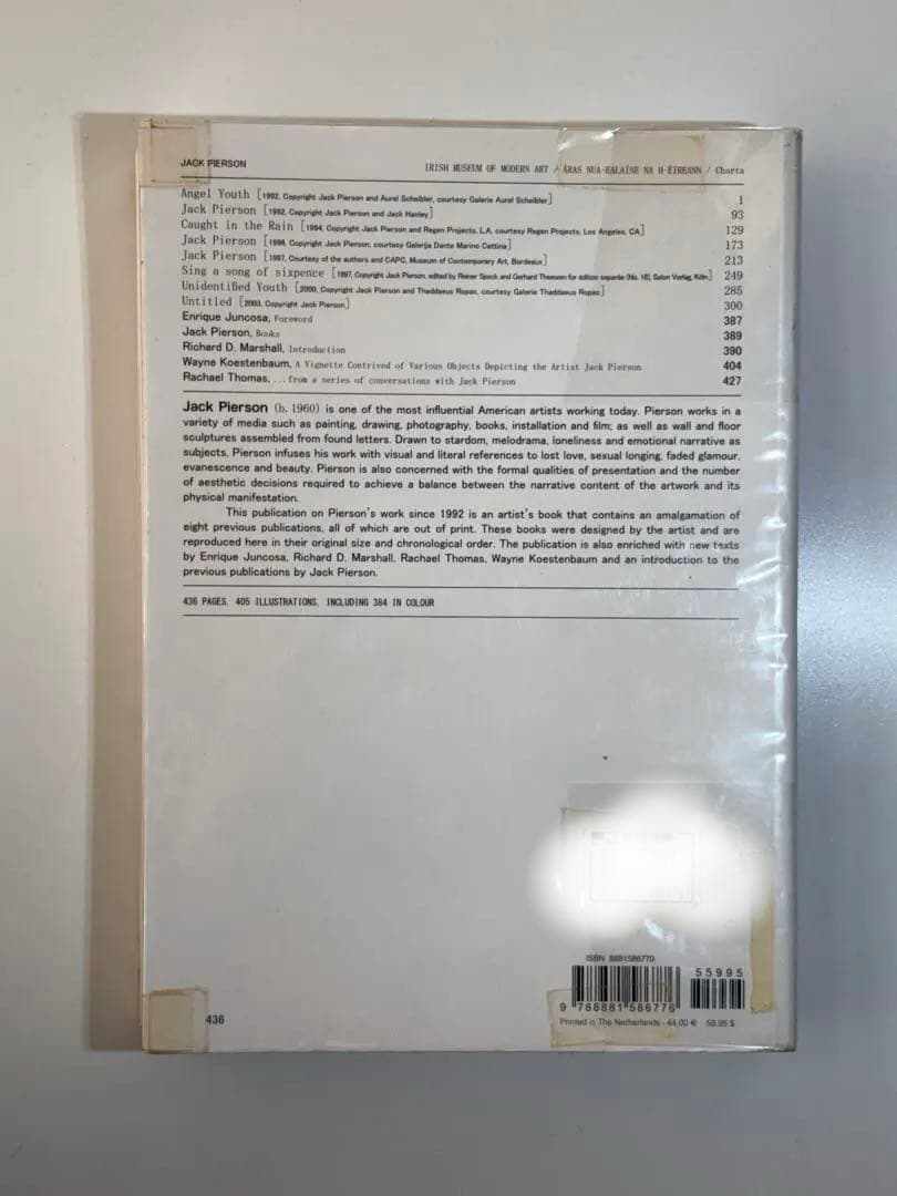 Jack Pierson: Angel Youth ジャック・ピアソン 写真集