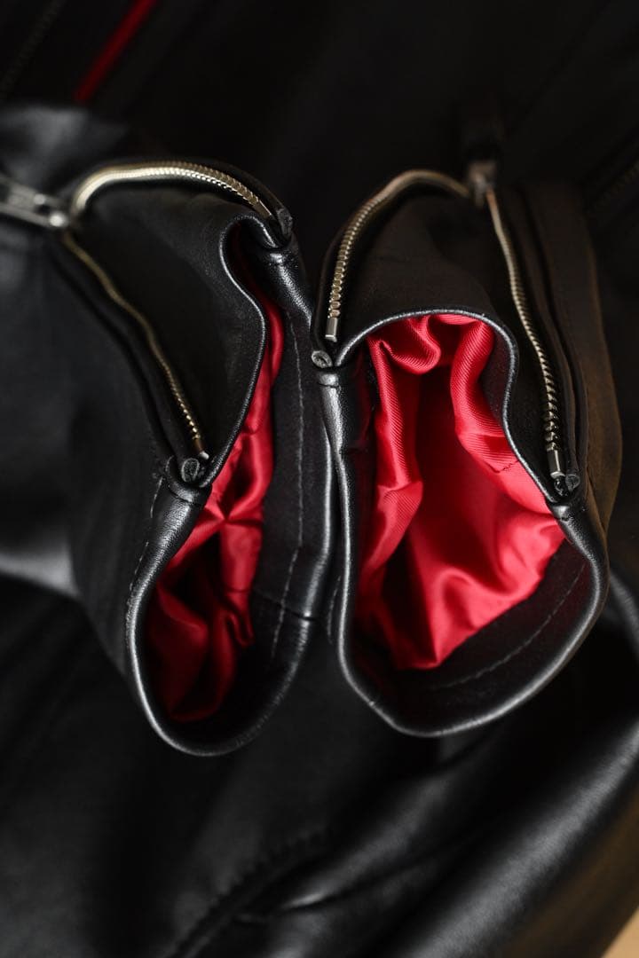 美品 KADOYA 現行モデル Mサイズ シングルレザージャケット