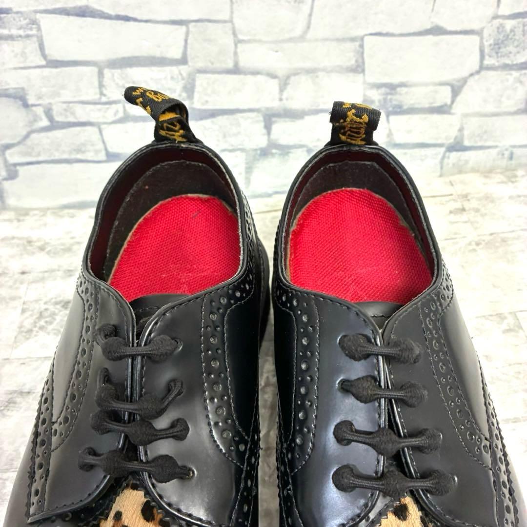 Dr. Martens ジョイス ハート レオパード ハラコ レザー 豹柄