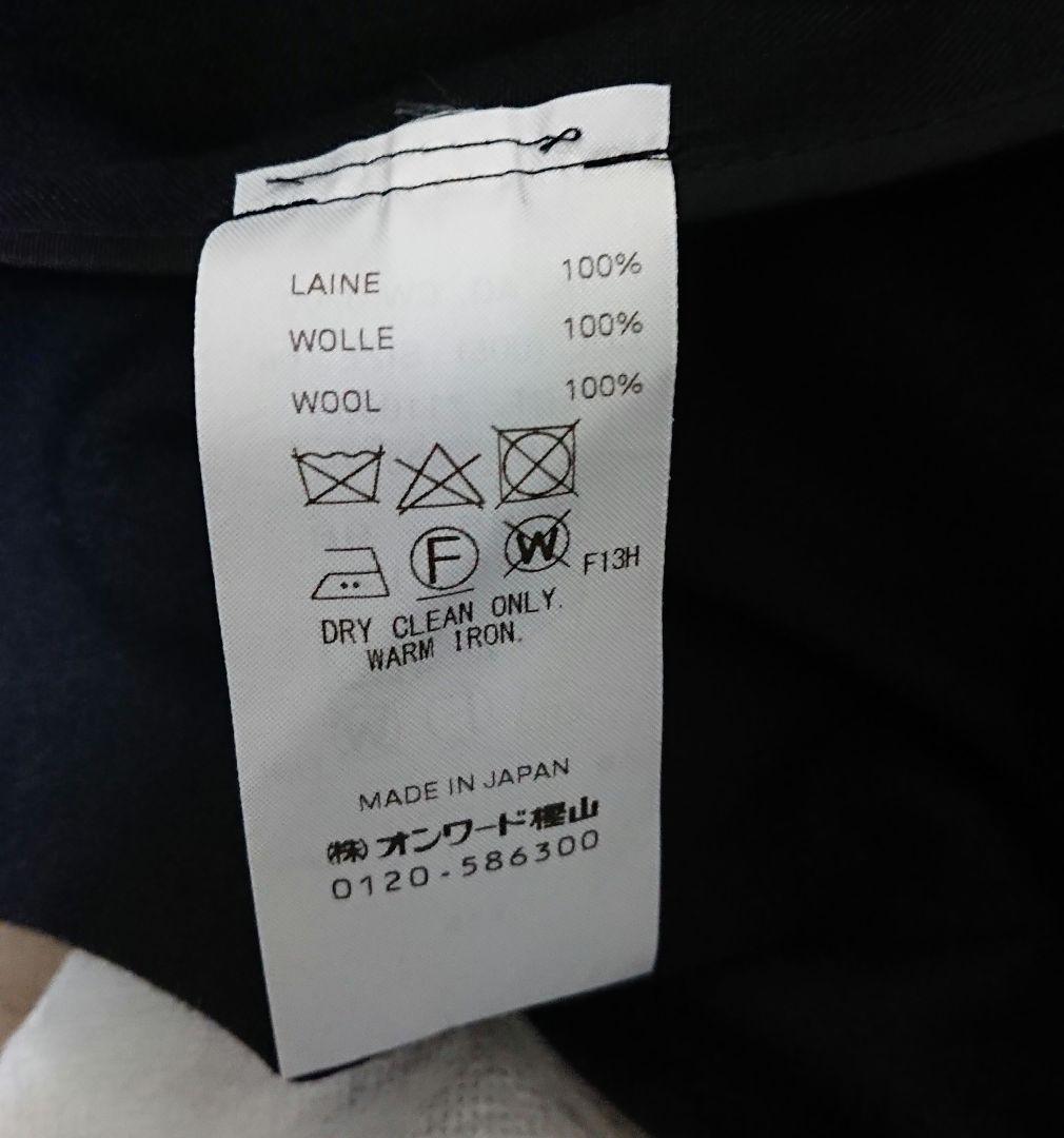 ATON WOOL TROPICAL TAILORED JACKET 04 黒