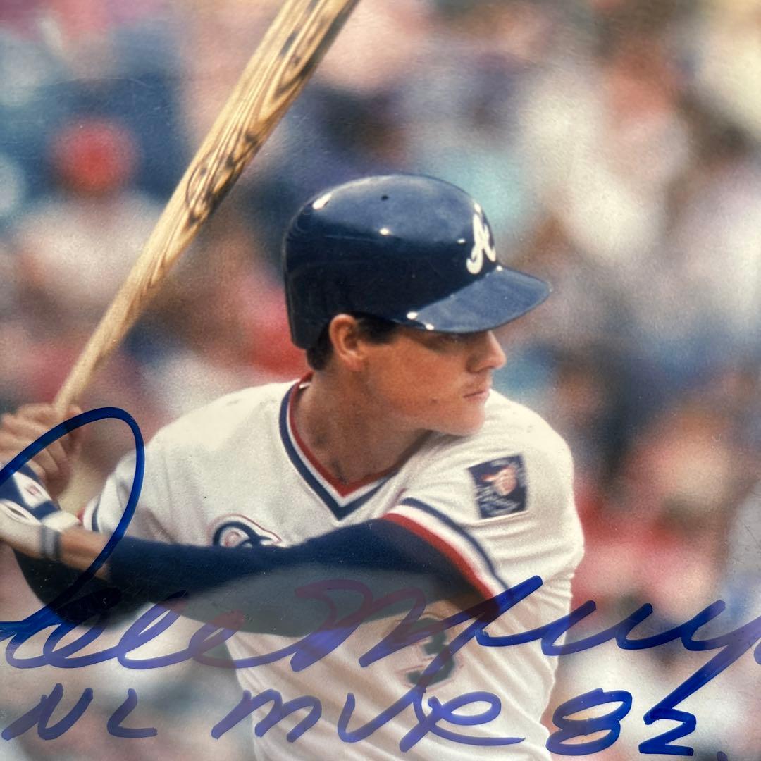 【4月 SALE】MLBデール・マーフィー 直筆サイン写真 MVP 82,83