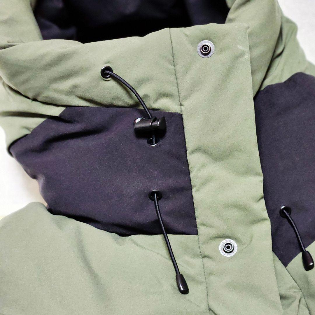 FIRST DOWN　ダウンジャケット　オリーブグリーン/ブラック　L　オマケ付