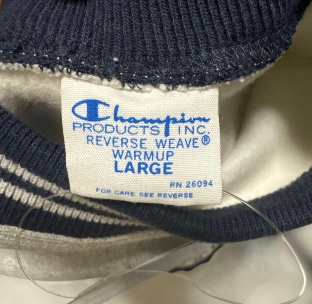 champion REVERSE WEAVE HILLSDALE 青単色タグ