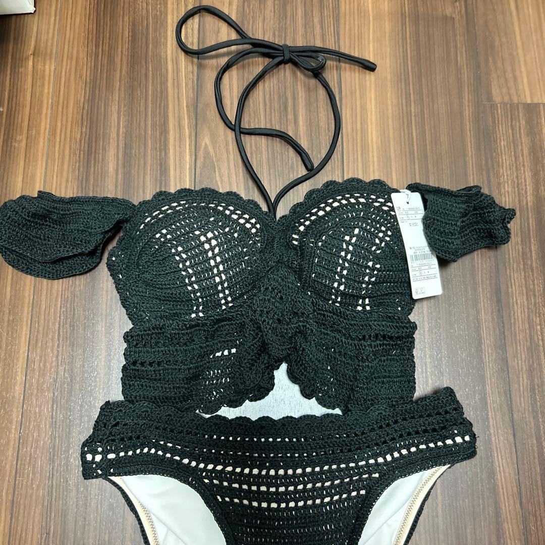 rienda バイカラークロシェバンドゥカップ bikini