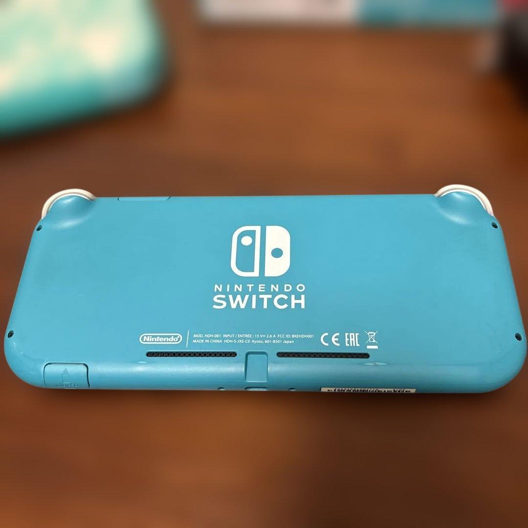 Nintendo Switch Lite ターコイズ　ケース microSD付き