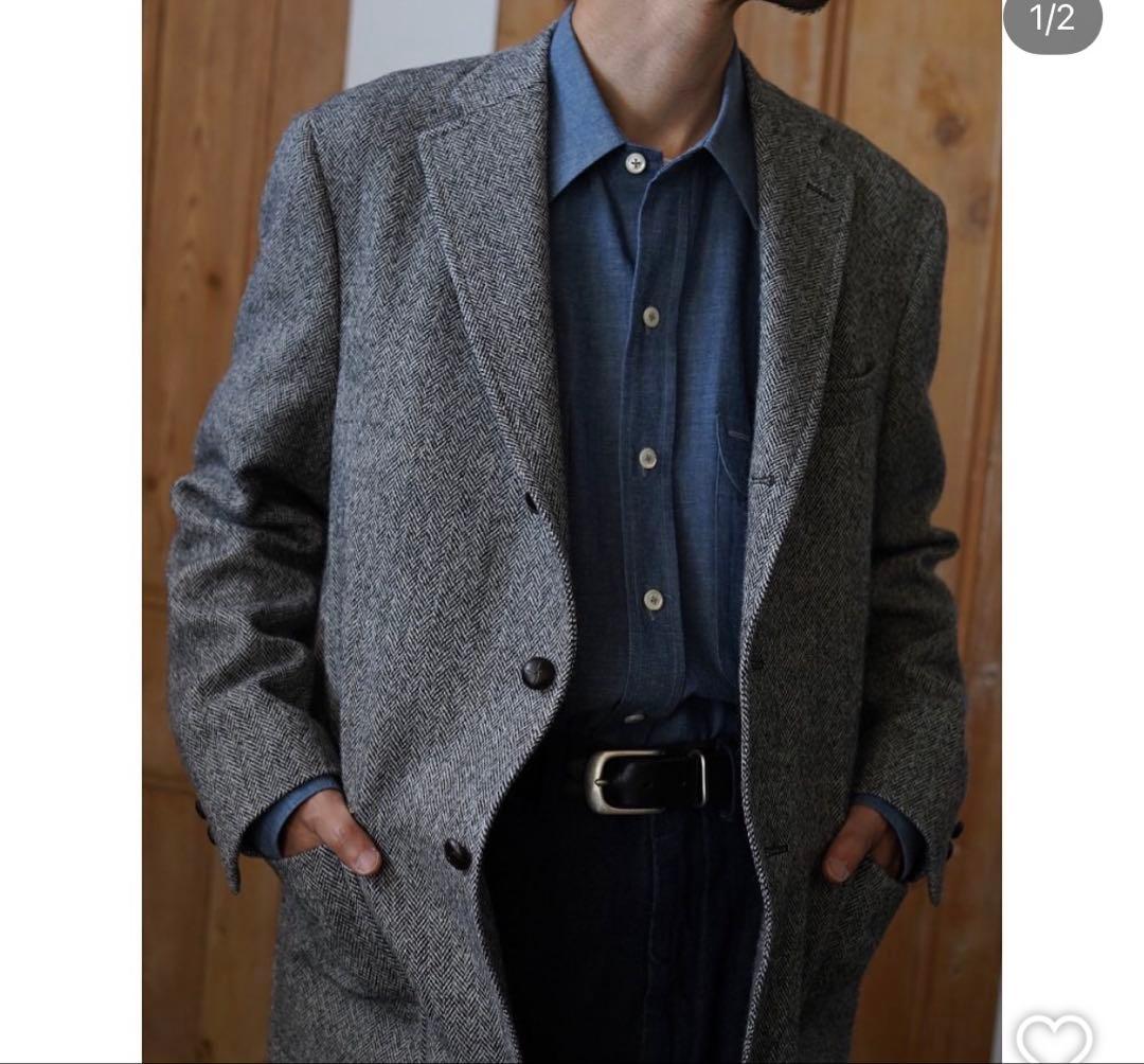 【タグあり美品】j.press×CIOTA ヘリンボーンツイード ジャケット 5