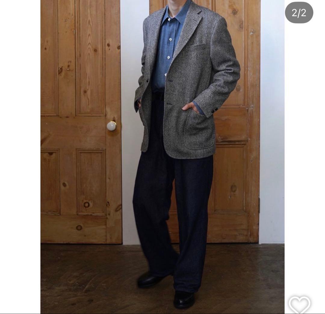 【タグあり美品】j.press×CIOTA ヘリンボーンツイード ジャケット 5